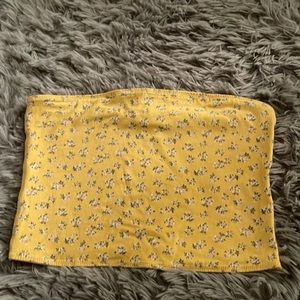 Floral Hollister Tube Top